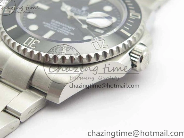 Ceramic On Best A2836 1:1 Black VRF Edition Submariner 116610LN SS Bracelet 0203